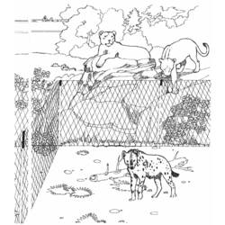 Раскраска: зоопарк (Животные) #12653 - Бесплатные раскраски для печати