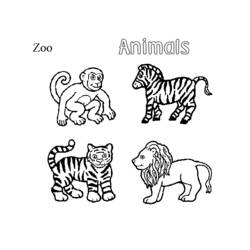 Раскраска: зоопарк (Животные) #12695 - Раскраски для печати