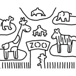 Раскраска: зоопарк (Животные) #12734 - Раскраски для печати