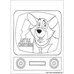 Раскраска: 101 далматинец (Анимационные фильмы) #129472 - Бесплатные раскраски для печати