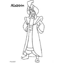 Раскраска: Aladdin (Анимационные фильмы) #127601 - Бесплатные раскраски для печати