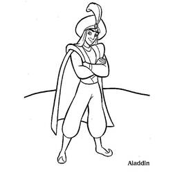 Раскраска: Aladdin (Анимационные фильмы) #127682 - Раскраски для печати