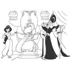 Раскраска: Aladdin (Анимационные фильмы) #127813 - Раскраски для печати