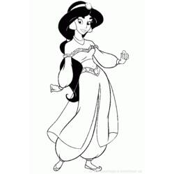 Раскраска: Aladdin (Анимационные фильмы) #127835 - Раскраски для печати