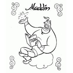 Раскраска: Aladdin (Анимационные фильмы) #127854 - Бесплатные раскраски для печати