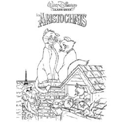 Раскраска: Aristocats (Анимационные фильмы) #26859 - Бесплатные раскраски для печати