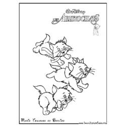 Раскраска: Aristocats (Анимационные фильмы) #26903 - Раскраски для печати