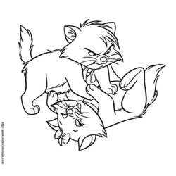 Раскраска: Aristocats (Анимационные фильмы) #26909 - Раскраски для печати