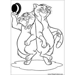 Раскраска: Aristocats (Анимационные фильмы) #26916 - Бесплатные раскраски для печати