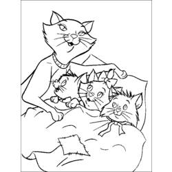 Раскраска: Aristocats (Анимационные фильмы) #26965 - Бесплатные раскраски для печати