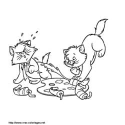 Раскраска: Aristocats (Анимационные фильмы) #26968 - Бесплатные раскраски для печати
