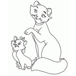 Раскраска: Aristocats (Анимационные фильмы) #26972 - Бесплатные раскраски для печати