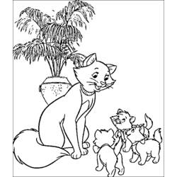 Раскраска: Aristocats (Анимационные фильмы) #26976 - Бесплатные раскраски для печати