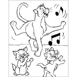 Раскраска: Aristocats (Анимационные фильмы) #26982 - Бесплатные раскраски для печати