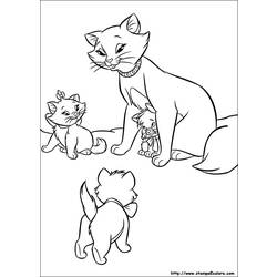 Раскраска: Aristocats (Анимационные фильмы) #27002 - Бесплатные раскраски для печати