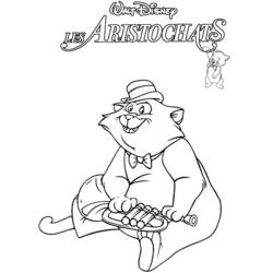 Раскраска: Aristocats (Анимационные фильмы) #27010 - Бесплатные раскраски для печати