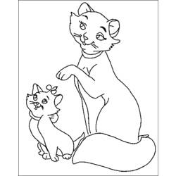 Раскраска: Aristocats (Анимационные фильмы) #27020 - Бесплатные раскраски для печати