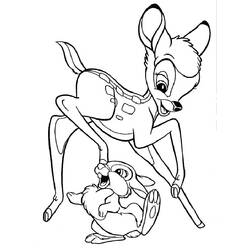 Раскраска: Bambi (Анимационные фильмы) #128514 - Раскраски для печати