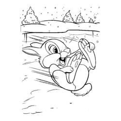 Раскраска: Bambi (Анимационные фильмы) #128515 - Бесплатные раскраски для печати