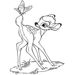 Раскраска: Bambi (Анимационные фильмы) #128519 - Бесплатные раскраски для печати