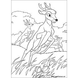 Раскраска: Bambi (Анимационные фильмы) #128538 - Бесплатные раскраски для печати