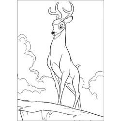 Раскраска: Bambi (Анимационные фильмы) #128595 - Раскраски для печати