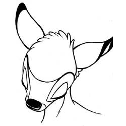 Раскраска: Bambi (Анимационные фильмы) #128639 - Бесплатные раскраски для печати