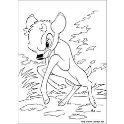 Раскраска: Bambi (Анимационные фильмы) #128641 - Бесплатные раскраски для печати