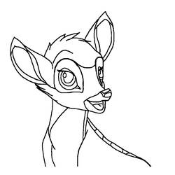 Раскраска: Bambi (Анимационные фильмы) #128662 - Бесплатные раскраски для печати