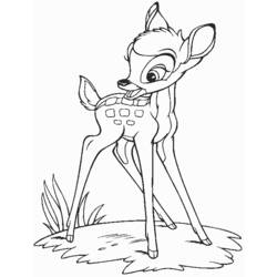 Раскраска: Bambi (Анимационные фильмы) #128667 - Бесплатные раскраски для печати