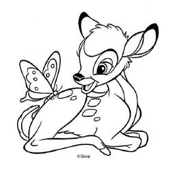 Раскраска: Bambi (Анимационные фильмы) #128694 - Раскраски для печати
