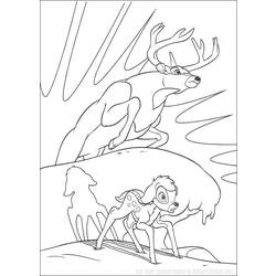 Раскраска: Bambi (Анимационные фильмы) #128702 - Бесплатные раскраски для печати