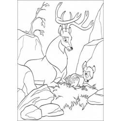 Раскраска: Bambi (Анимационные фильмы) #128716 - Бесплатные раскраски для печати