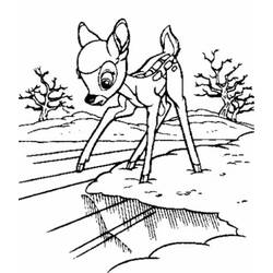 Раскраска: Bambi (Анимационные фильмы) #128722 - Бесплатные раскраски для печати