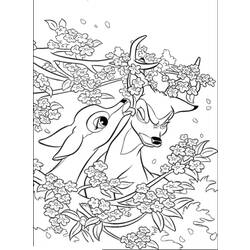 Раскраска: Bambi (Анимационные фильмы) #128746 - Бесплатные раскраски для печати