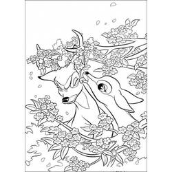 Раскраска: Bambi (Анимационные фильмы) #128751 - Бесплатные раскраски для печати