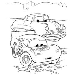 Раскраска: Баньоль (Автомобили) (Анимационные фильмы) #132574 - Раскраски для печати
