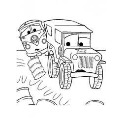 Раскраска: Баньоль (Автомобили) (Анимационные фильмы) #132628 - Раскраски для печати