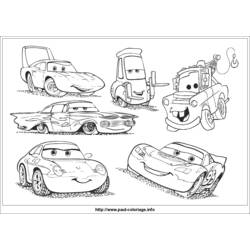 Раскраска: Баньоль (Автомобили) (Анимационные фильмы) #132671 - Раскраски для печати