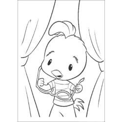 Раскраска: Маленький Цыпленок (Цыпленок Маленький) (Анимационные фильмы) #72676 - Бесплатные раскраски для печати