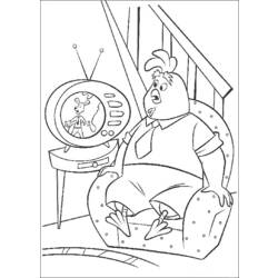 Раскраска: Маленький Цыпленок (Цыпленок Маленький) (Анимационные фильмы) #72761 - Бесплатные раскраски для печати
