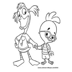 Раскраска: Маленький Цыпленок (Цыпленок Маленький) (Анимационные фильмы) #72990 - Бесплатные раскраски для печати