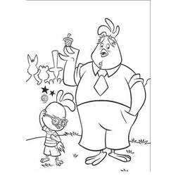 Раскраска: Маленький Цыпленок (Цыпленок Маленький) (Анимационные фильмы) #73073 - Бесплатные раскраски для печати