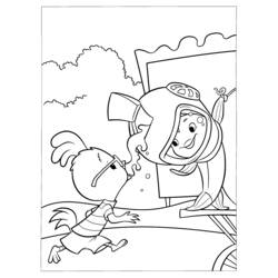 Раскраска: Маленький Цыпленок (Цыпленок Маленький) (Анимационные фильмы) #73083 - Бесплатные раскраски для печати