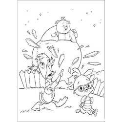 Раскраска: Маленький Цыпленок (Цыпленок Маленький) (Анимационные фильмы) #73166 - Бесплатные раскраски для печати