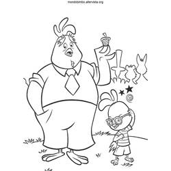 Раскраска: Маленький Цыпленок (Цыпленок Маленький) (Анимационные фильмы) #73199 - Бесплатные раскраски для печати