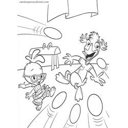 Раскраска: Маленький Цыпленок (Цыпленок Маленький) (Анимационные фильмы) #73283 - Бесплатные раскраски для печати