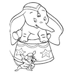 Раскраска: простофиля (Анимационные фильмы) #170563 - Бесплатные раскраски для печати