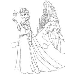 Раскраска: Снежная королева (Анимационные фильмы) #71686 - Бесплатные раскраски для печати