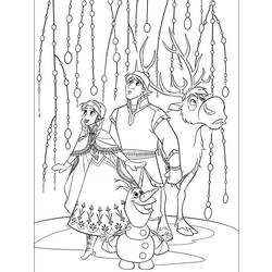 Раскраска: Снежная королева (Анимационные фильмы) #71710 - Раскраски для печати